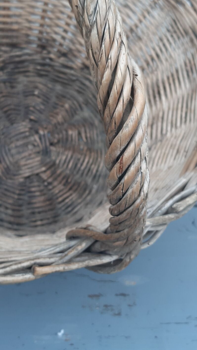 Vintage wicker basket