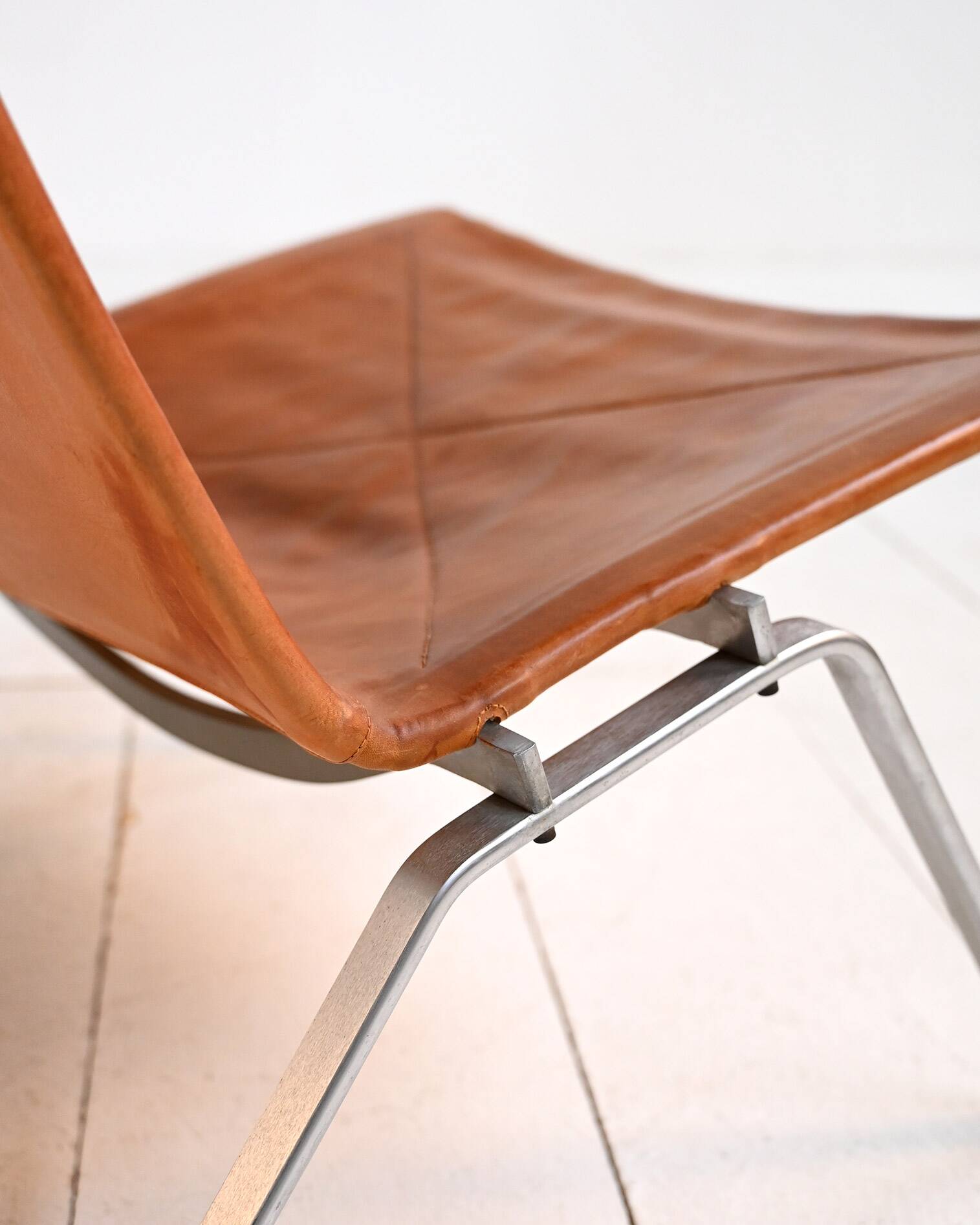 Pair of "PK22" Armchairs by Poul Kjærholm for E. Kold Christensen, 1950s