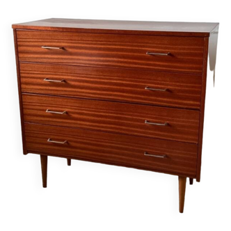 Commode placage teck