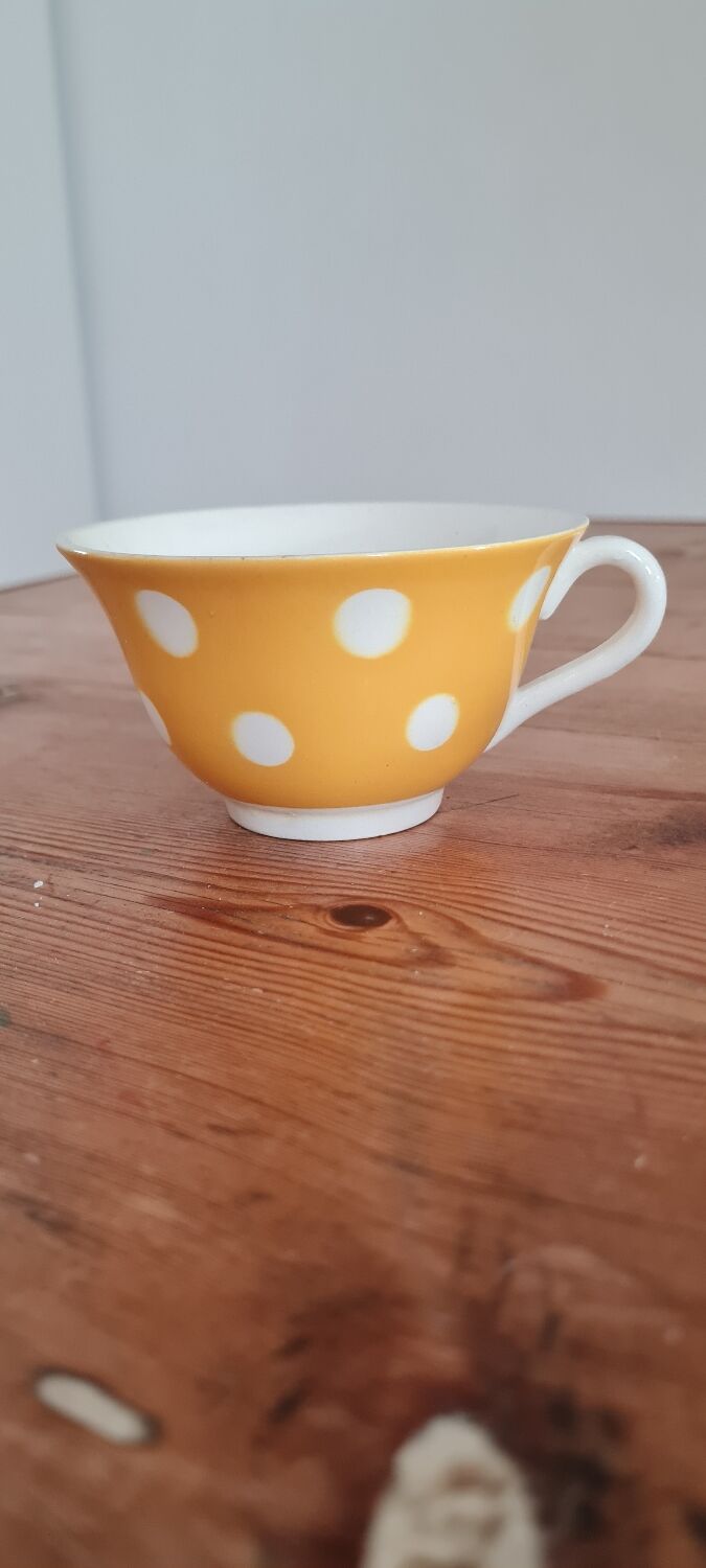 Set of 6 Digoin confetti coffee cups