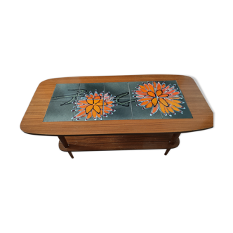 Coffee table in Vallauris earthenware