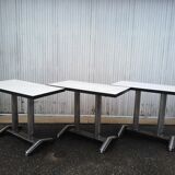 3 tables bistrot 1960