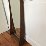 Vintage mirror metal and wood 36x67cm