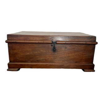 Old chest of ghana in exotic wood