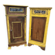Pair of antique bedside tables