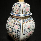 Japanese jar bird pattern