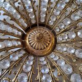 Golden ceiling lamp