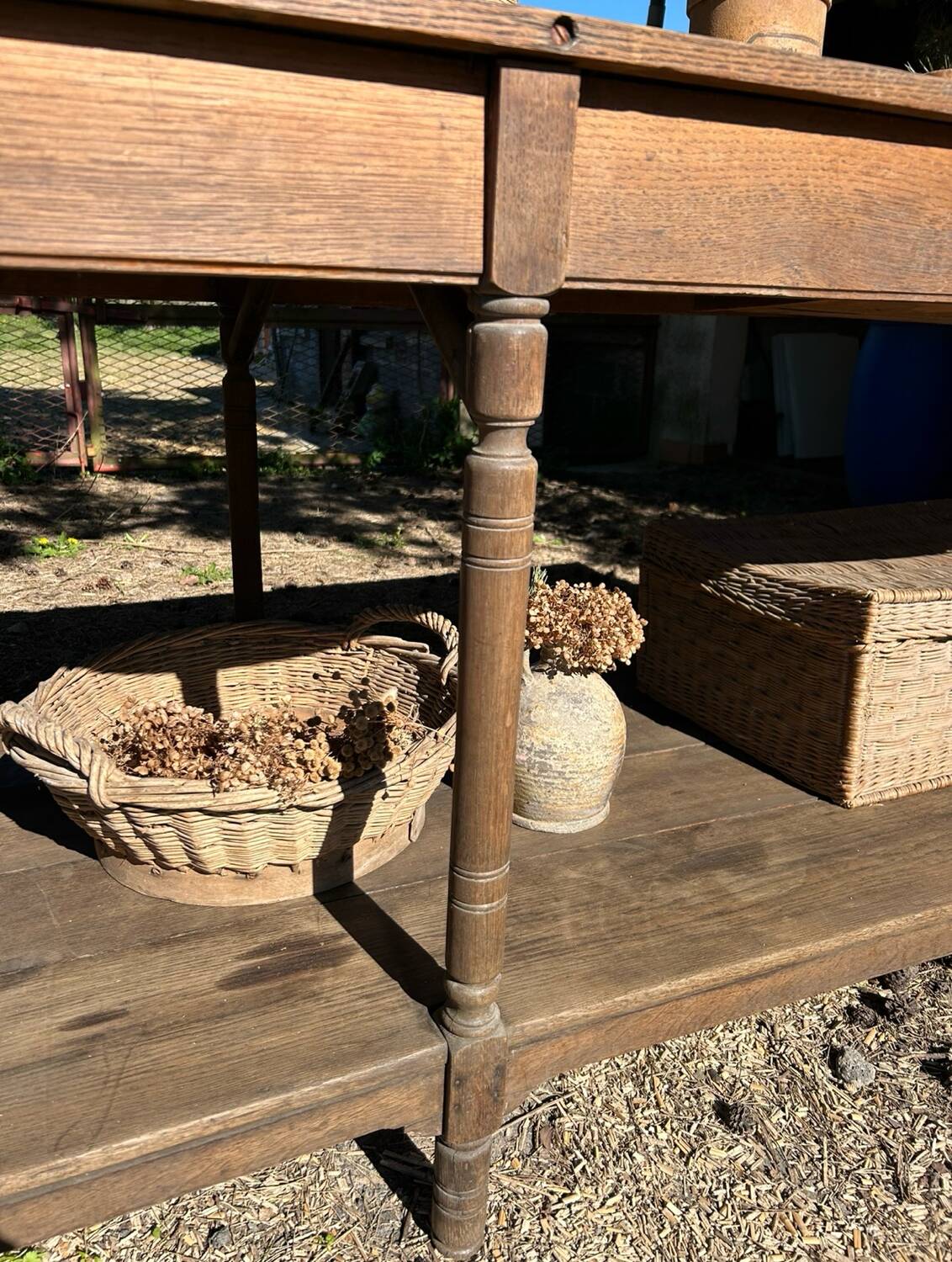 Ancienne table de drapier 3 mètres