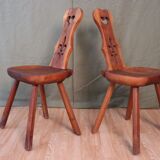 Pair of Alsatian-style chairs