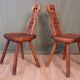 Pair of Alsatian-style chairs