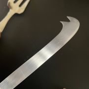 Bamboo handle cheese serving cutlery