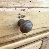 Buffet & Mirror XXL "Workshop Spirit" Set – Patinated Pine