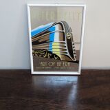 Vintage mirror - Peter Kelly - Train