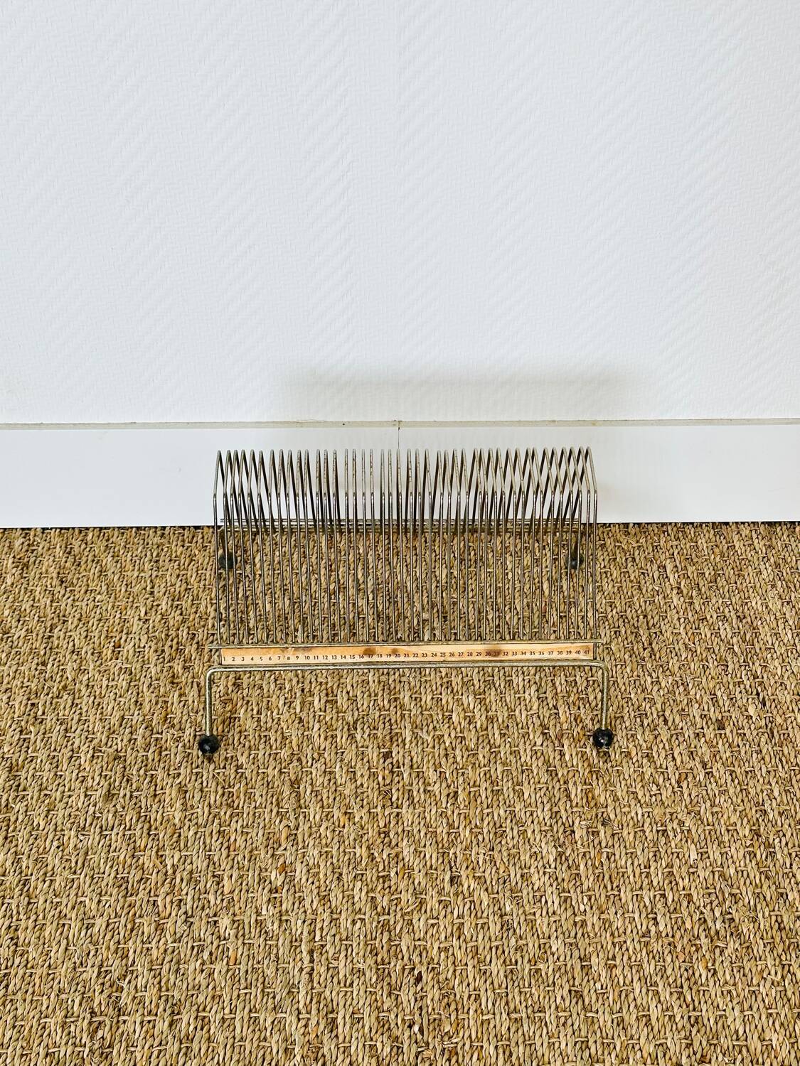 Vintage vinyl record holder 1960