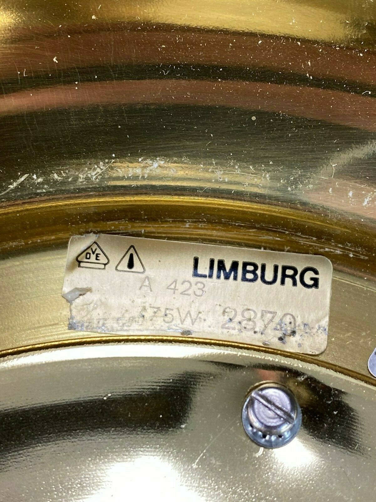 60s 70s lamp light wall lamp limburg plafoniere space age design 60s