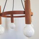 Vintage teak pendant light