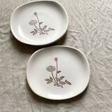 Plats en grès vintage