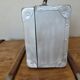 Antique metal suitcase
