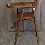 Vintage wooden baby chair