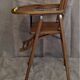 Chaise bébé vintage en bois