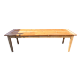 Spindle leg truss table