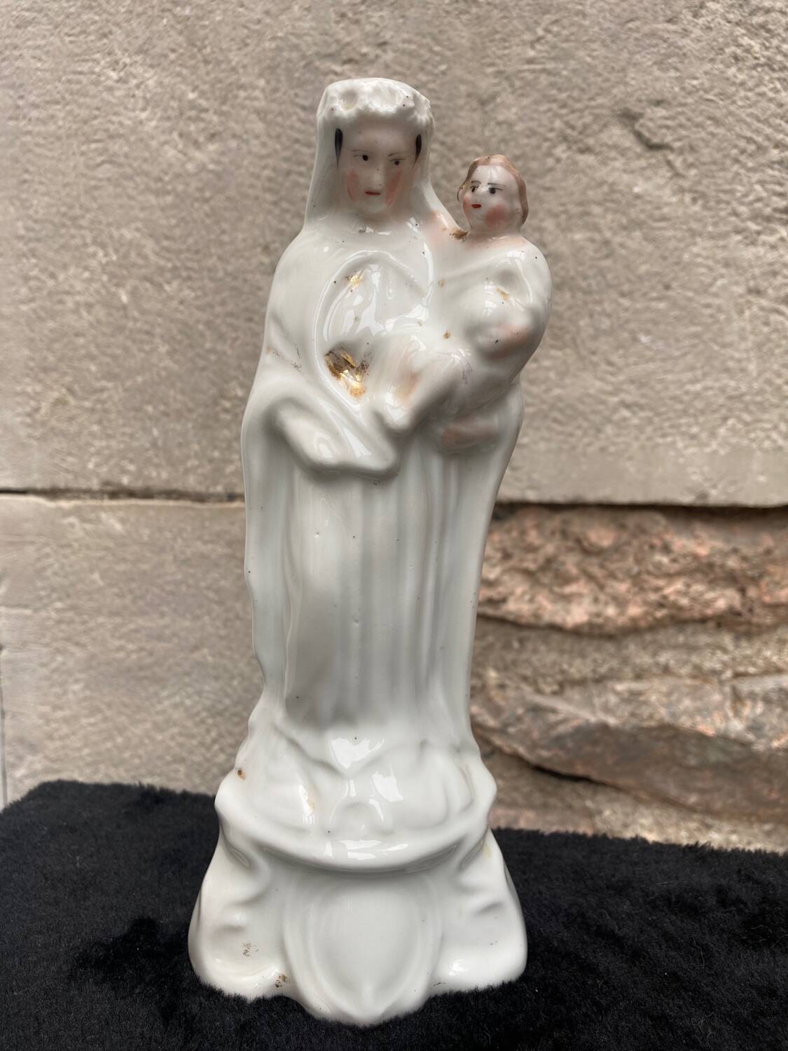 Virgin and Child, 19th century porcelain