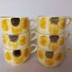 6 tasses à café Gien "Soleil"