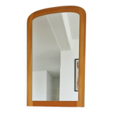 Scandinavian vintage wooden mirror