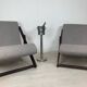 Pair of folding armchairs