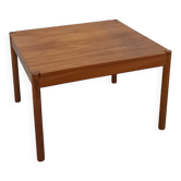 Table de salon en teck Vierkante Deense Magnus Olesen avec ronde poten, nr.2