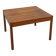 Vierkante Deense teak salontafel Magnus Olesen met ronde poten, nr.2
