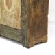 Rustic Weathered Primitive Farmhouse Folk Art Painted Bridal Cabinet