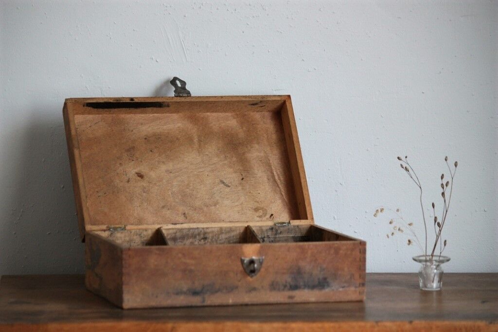 Wooden storage box