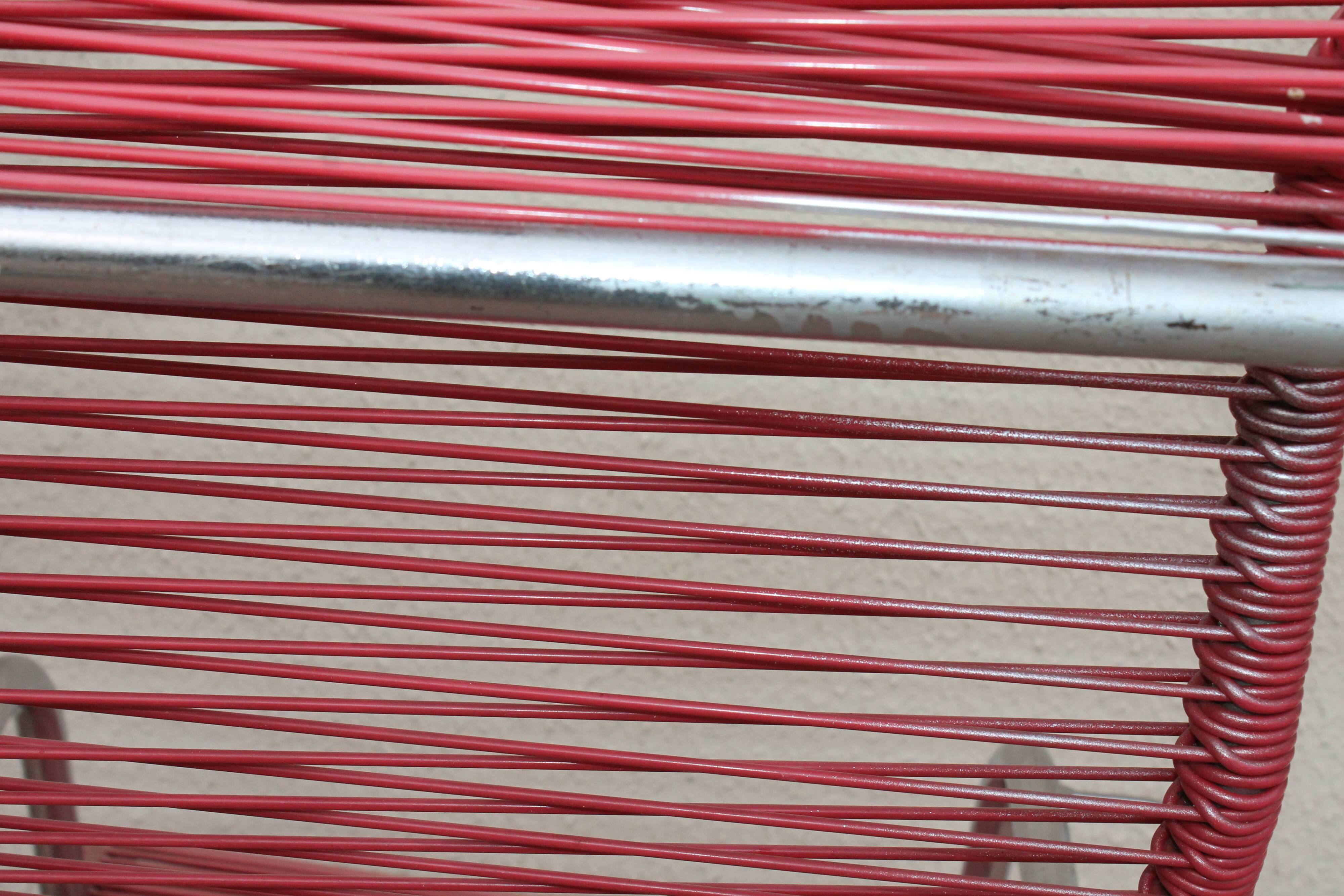 Reclining scoubidou chair