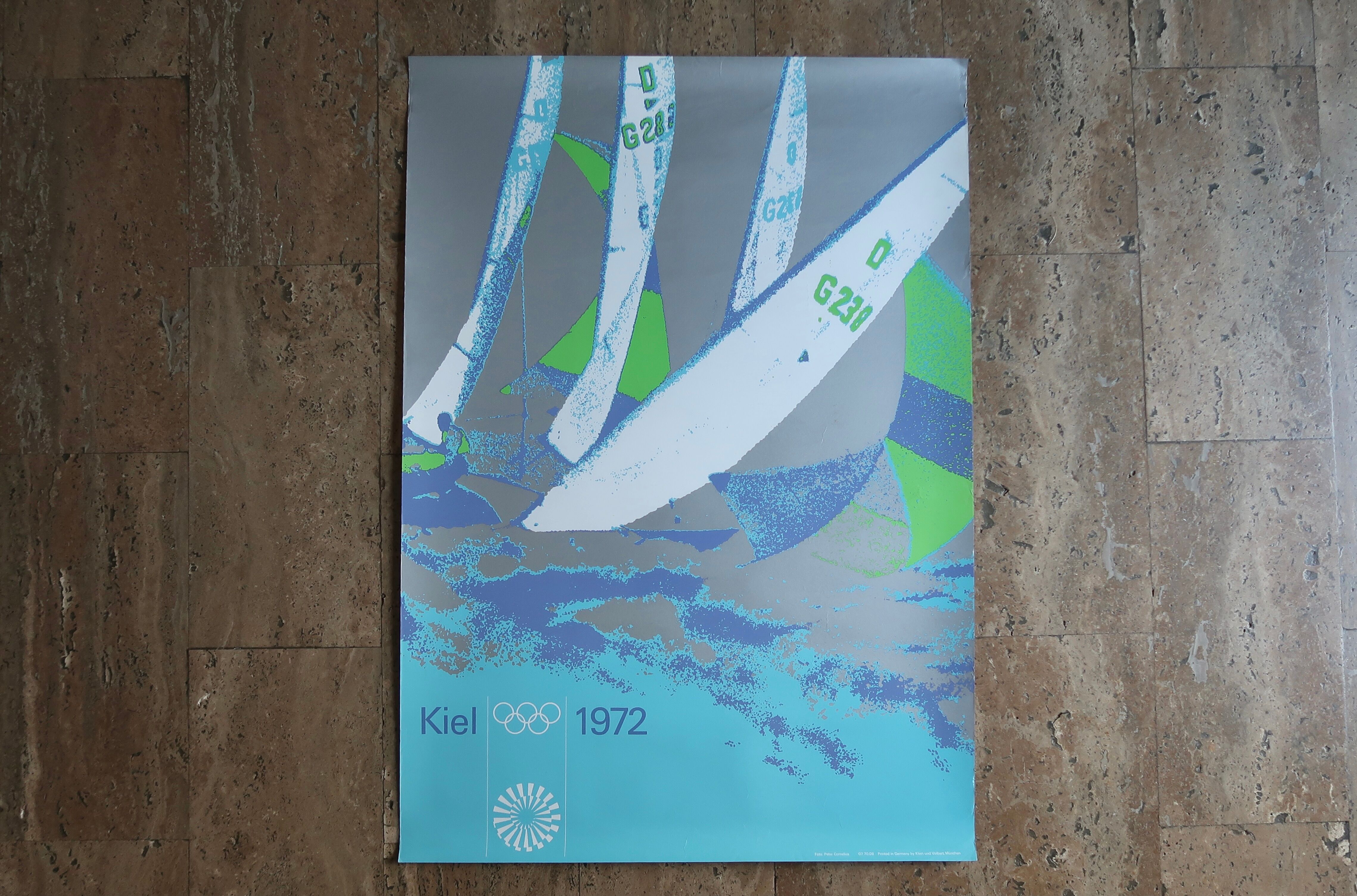 Poster "Sailing" Munich Olympic Games, 1972