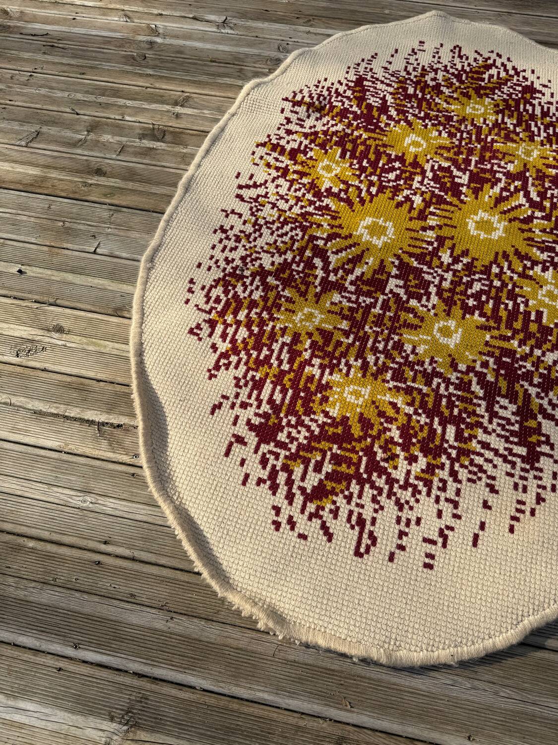 70s wool rug