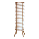Lampe de sol en rotin vintage française