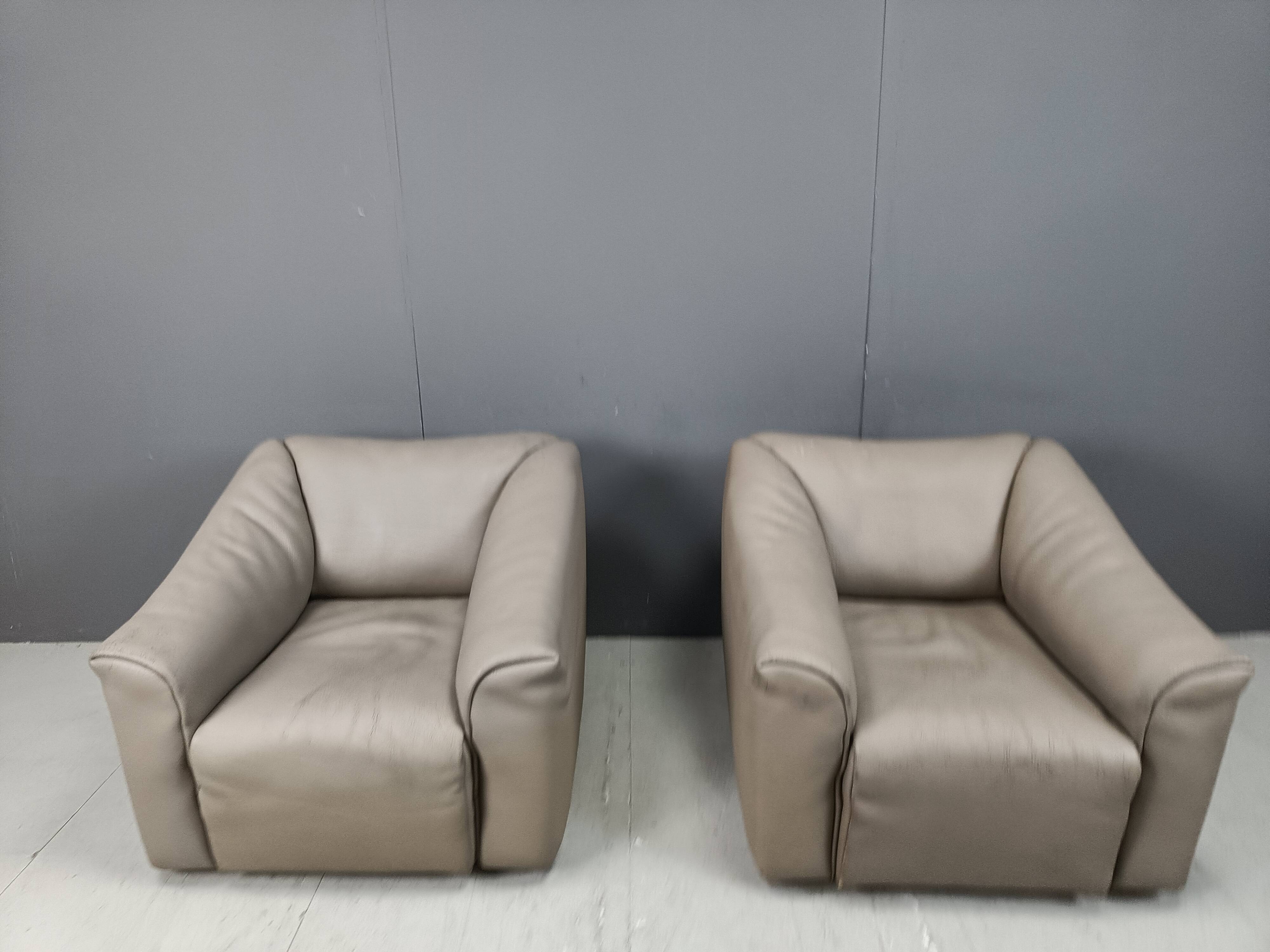 2 fauteuils De Sede DS47, années 1960