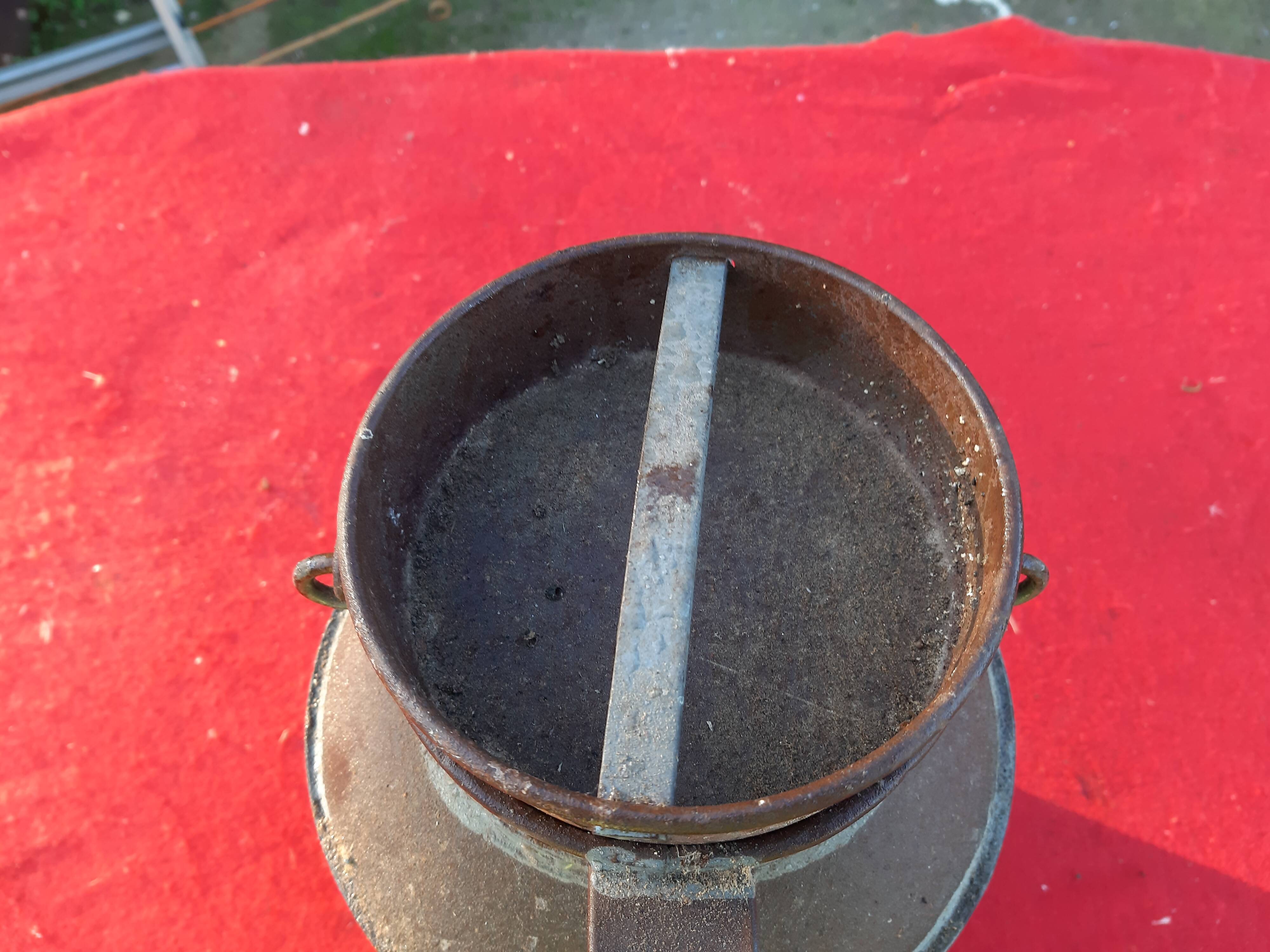 Milk can in tole
