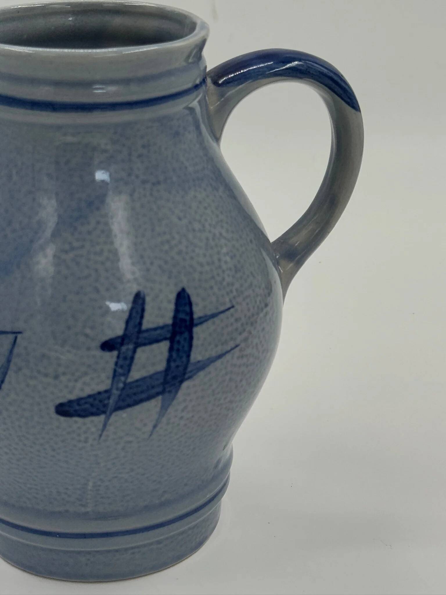 Vintage stoneware jug in Westerwald style