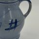 Vintage stoneware jug in Westerwald style