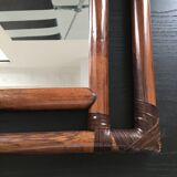 Rattan mirror  62x76cm