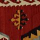 %100 Wool Turkish Vintage Kilim Rug, Mid Century Modern, 183x324 Cm