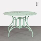 Round metal garden table, 1990
