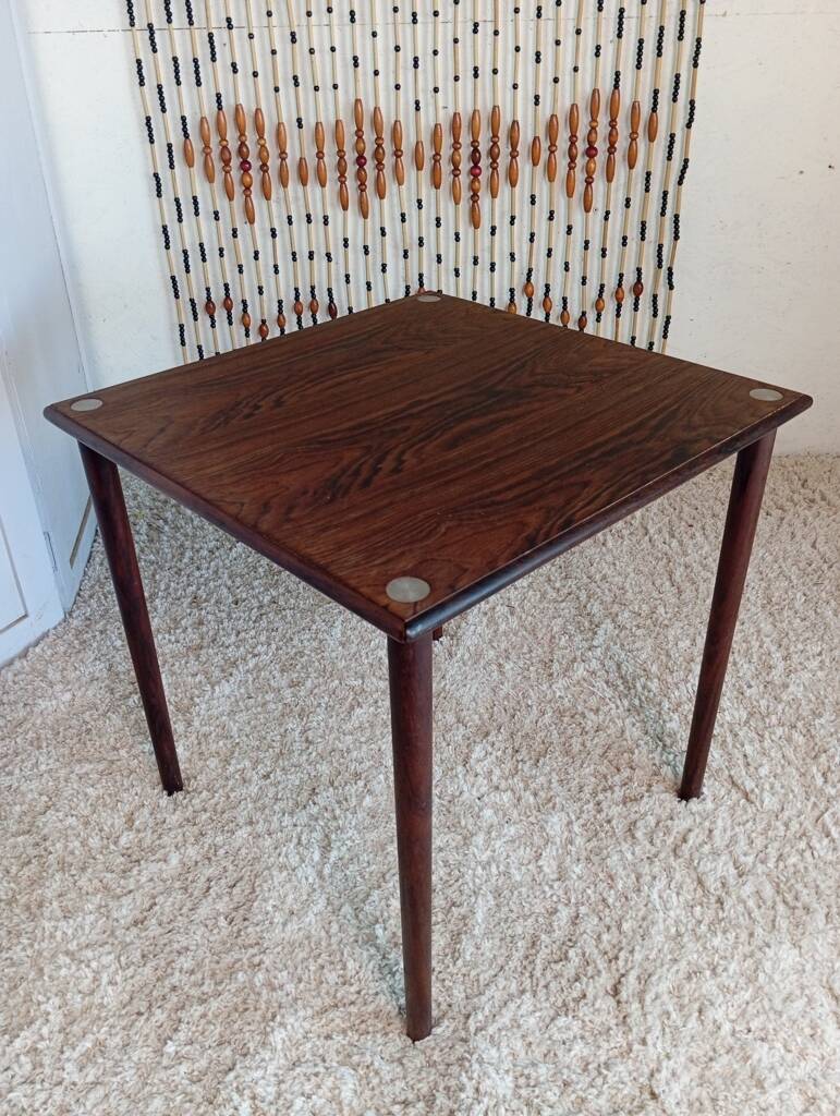 Table basse scandinave en palissandre Georg Petersens