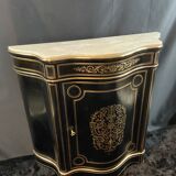 Boulle Napoleon III violin-shaped sideboard at waist height