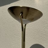 Lampadaire doré à liseuse led