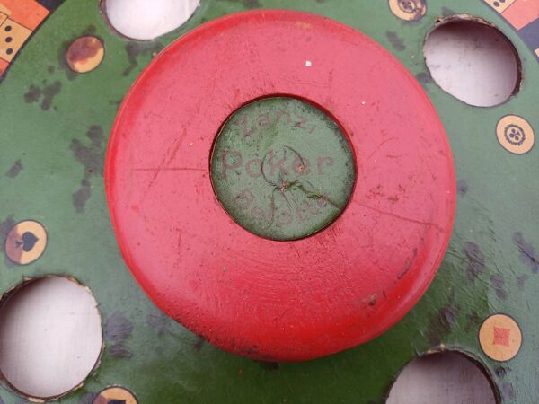 Jeu ancien roulette de billard '' zanzi