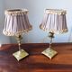 Pair of antique lamps