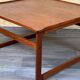 Table basse en teck des années 60-70 Kubus par Jalk Vodder Andersen pour Dyrlund Danemark